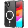 XTREMEMAC Flexi MagSafe Clear Case for iPhone 16 Pro - Transparent TPU Cover with Anti-Yellowing, Drop Protection, and Raised Bezels XWH-16MC2-13