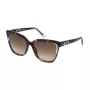 Yalea Women's Sunglasses SYA028N5503KA Havana Acetate Frame Brown Gradient Lens 55/17/140 mm