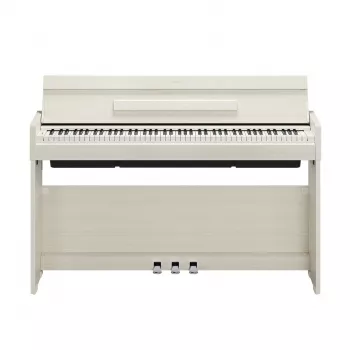 Yamaha ARIUS YDP-S36WB Digital Piano with Graded Hammer Standard Keyboard, Pure CF Sound Engine, 192-Note Polyphony, 10 Voices, 3 Pedals, USB to Host, White