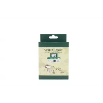 Yashica Funtastic Snoopy Green Keychain Camera – 2MP CMOS, 12MP Interpolated Resolution, HD Video, USB-C