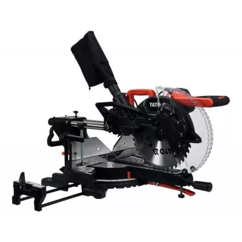 YATO Miter Saw 1800W with Feed and Laser, 305mm