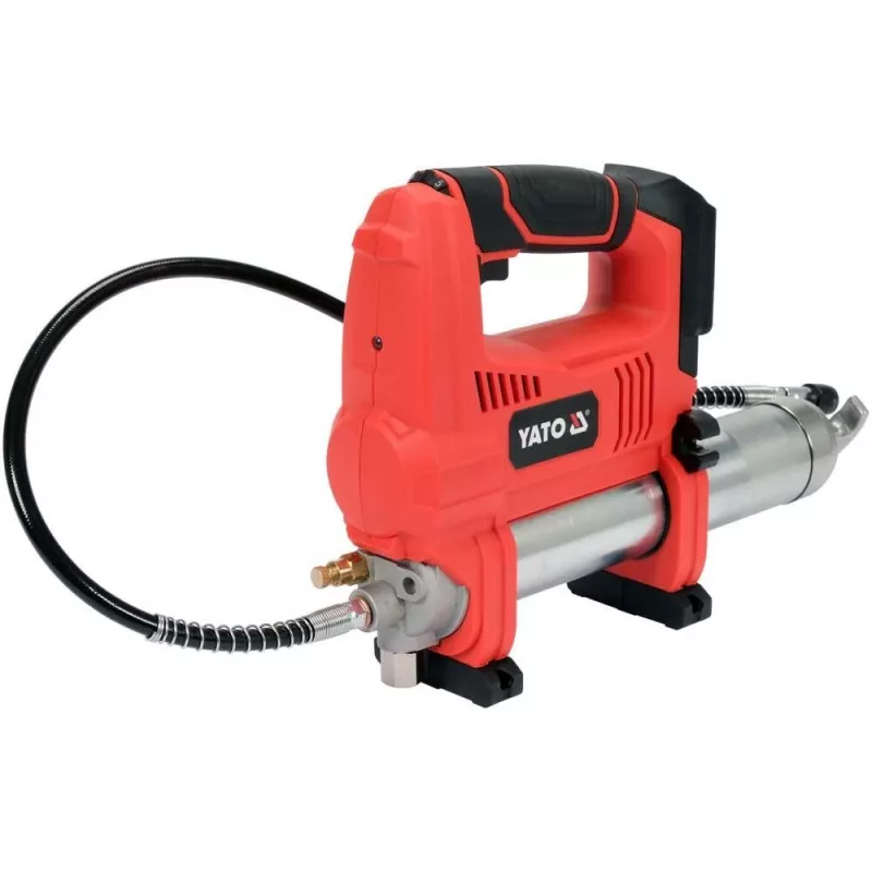 YATO YT-07020 18V Cordless Grease Gun Lubricator 620 Bar with 3.0Ah Battery and Charger
