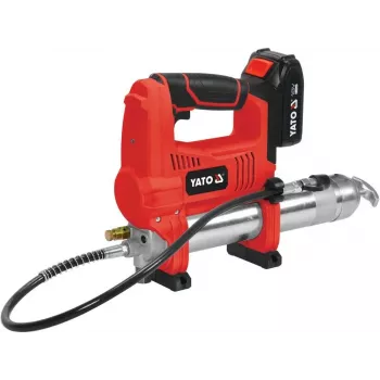 YATO YT-07020 18V Cordless Grease Gun Lubricator 620 Bar with 3.0Ah Battery and Charger