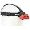 Yato YT-08594 COB LED Work Light with Magnetic Base and Swivel Hook, 200 lm, 3x AA, Black/Red