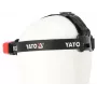 Yato YT-08594 COB LED Work Light with Magnetic Base and Swivel Hook, 200 lm, 3x AA, Black/Red