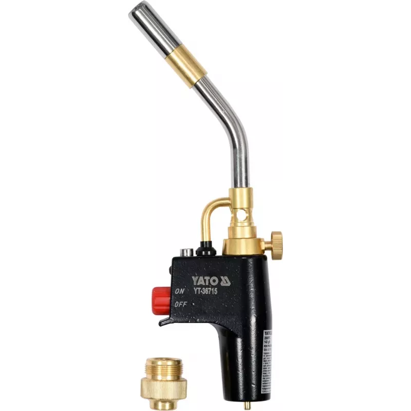 Yato YT-36715 Gas Torch Single – 1300°C Butane Cartridge Blowtorch