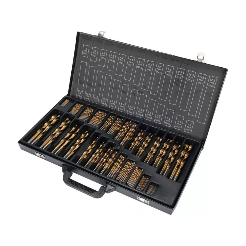 Yato YT-44677 Twist Drill Bit Set 190 Pieces HSS