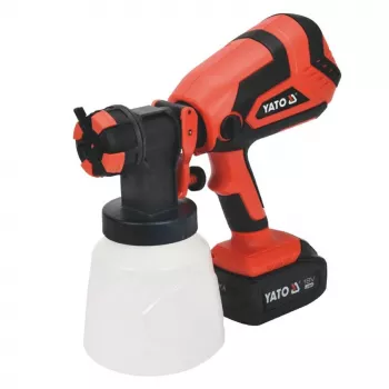 Yato YT-82765 Pneumatic HVLP Paint Sprayer, Gravity Feed, 1 L Aluminum Cup, 1.5 mm Nozzle