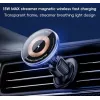 YESIDO 15W Air Outlet Car MagSafe Magnetic Wireless Charging Holder Black