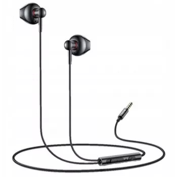 YESIDO YH47 In-Ear Wired Earphones with Microphone, 3.5mm Jack, Black