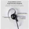 YESIDO YH48 Aluminum Alloy In-ear Earphone with Remote Control Lightning Interface Wired Headphone Black