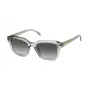 ZADIG & VOLTAIRE SZV364-5009RM Unisex Rectangular Sunglasses - Black Acetate Frame, Grey Gradient Lens - 50/17/140 mm