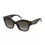 ZADIG & VOLTAIRE SZV410-5204BL Women's Rectangular Acetate Sunglasses - Black Frame Grey Lens 52mm