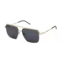 ZADIG & VOLTAIRE SZV413-580300 Men's Sunglasses Black Acetate Grey Lens 58mm