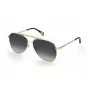 ZADIG & VOLTAIRE SZV415-600300 Men's Rectangular Sunglasses, Black Frame, Grey Lens, 60/17/140 mm