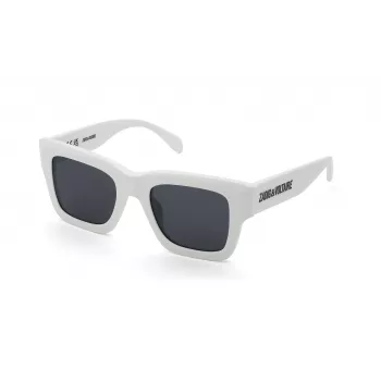 ZADIG & VOLTAIRE SZV421-500847 Women's Sunglasses, Black Acetate Frame, Grey Gradient Lens, 50/21/140 mm