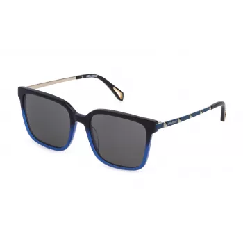 ZADIG & VOLTAIRE Women's Cat Eye Sunglasses SZV308-550D79 Black/Grey