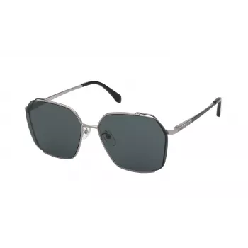 ZADIG & VOLTAIRE Women's Sunglasses SZV369-580A47 Havana Acetate Square Frame Brown Gradient Lens 58mm
