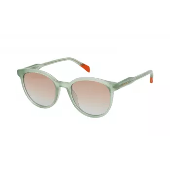 ZADIG & VOLTAIRE Women's Sunglasses SZV376516A8G - Black Acetate Frame, Grey Polycarbonate Lenses, 51mm