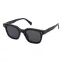 ZADIG & VOLTAIRE Women's Sunglasses SZV401-540700 - Black Acetate Frame, Smoke Grey Lenses, 54mm