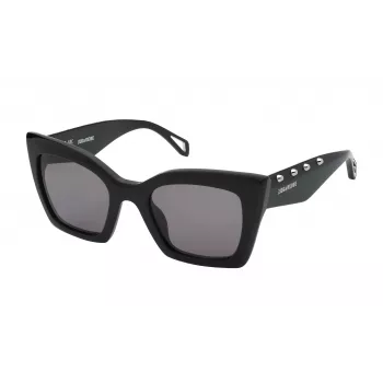 ZADIG & VOLTAIRE Women's Sunglasses SZV409-520700 Brown Tortoise Geometric 52mm