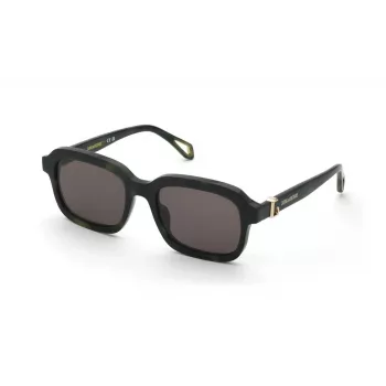ZADIG & VOLTAIRE Women's Sunglasses SZV416-53092I Black Acetate Frame Grey Gradient Lens 53mm