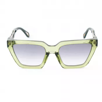 ZADIG & VOLTAIRE Women's Sunglasses SZV418-53M40X Havana Acetate Square Frame Brown Lens 53/19/140 mm