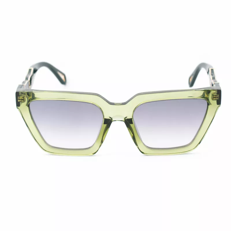 ZADIG & VOLTAIRE Women's Sunglasses SZV418-53M40X Havana Acetate Square Frame Brown Lens 53/19/140 mm