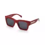 ZADIG & VOLTAIRE Women's Sunglasses SZV421-5006XX (50/21/140 mm) Black Acetate Frame Grey Polycarbonate Lenses UV400