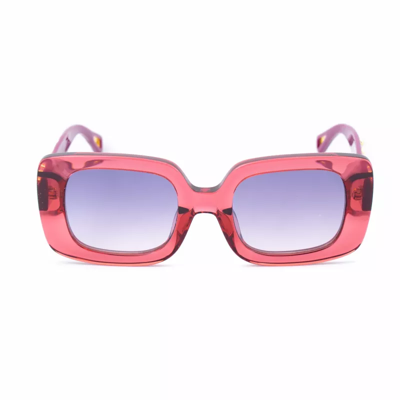 ZADIG & VOLTAIRE Women's Sunglasses SZV423-516MHX Havana Acetate Rectangular 51mm