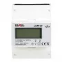 ZAMEL 3-Phase Energy Meter LEM-50 100A Direct Measurement DIN Rail kWh Meter with S0 Pulse Output