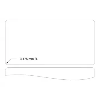 Zebra Z-Perform 1000T Removable Label Roll - Paper - 101.6 x 50.8 mm - 1370 Labels per Roll - White