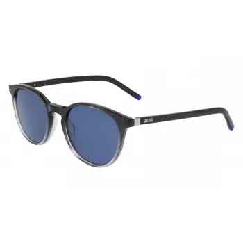 ZEISS MAN Sunglasses ZS2251051200 - Black Acetate Frame, Grey Polycarbonate Lenses, 51/20/145 mm