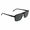 ZEISS MAN Sunglasses ZS25564S-2 Rectangular Black Frame Grey Lens 57mm