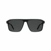ZEISS MAN Sunglasses ZS25564S-2 Rectangular Black Frame Grey Lens 57mm