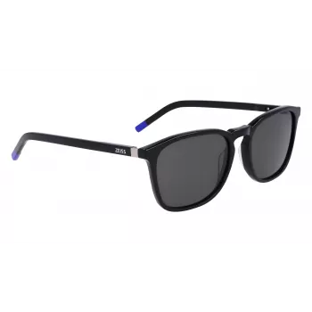 ZEISS MAN ZS22511S54180 Sunglasses - Rectangular Acetate Frame with Grey Lenses