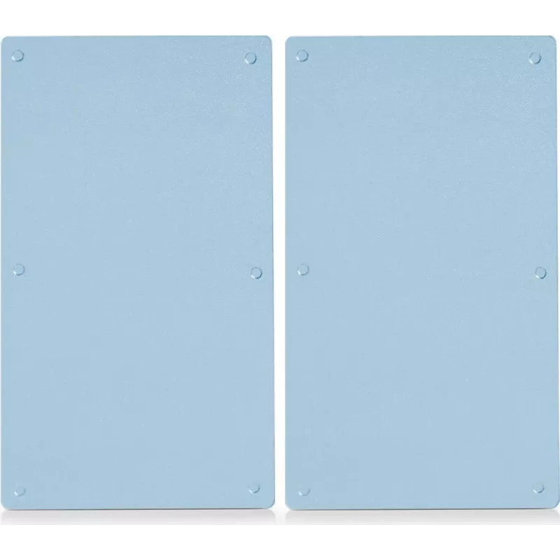 Zeller Present 26205 Rectangular Glass Cutting Board with Silicone Feet, Translucent