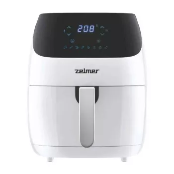 Zelmer ZAF5501W Oil-Free Air Fryer, 5L, 1500W, Digital Touch Panel, White