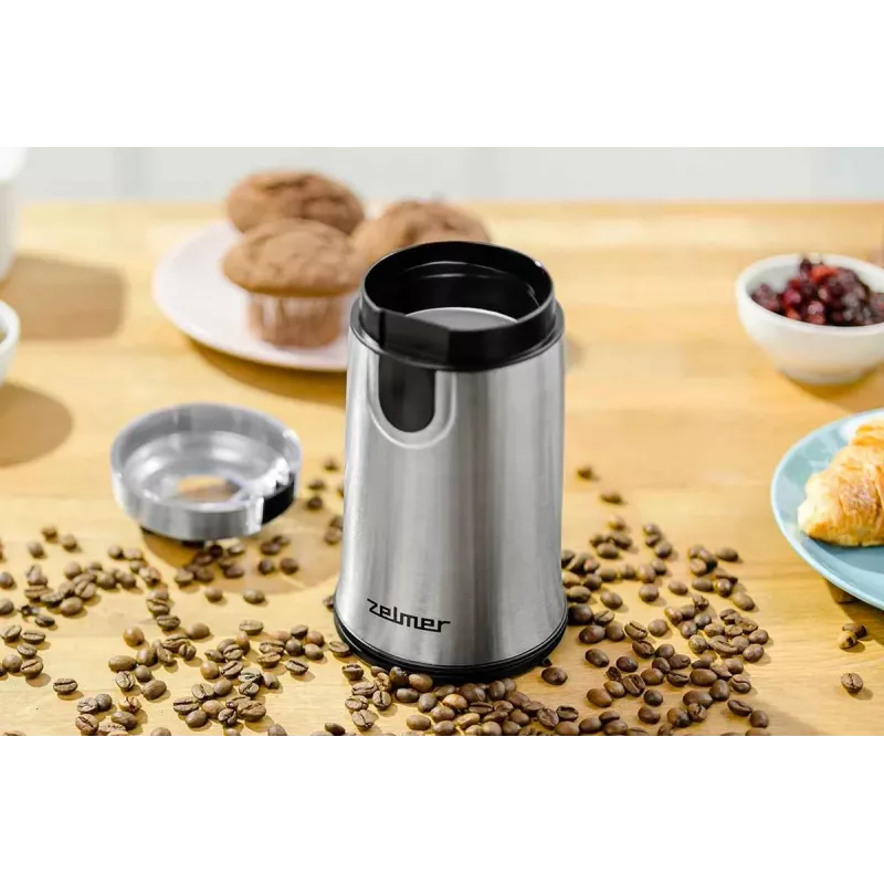 Zelmer ZCG7425 Coffee Grinder, 150 W Blade Grinder, 50 g Capacity, Black