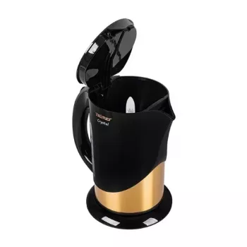 Zelmer ZCK7630 Crystal Gold Electric Kettle 1.7L 2200W Black and Gold