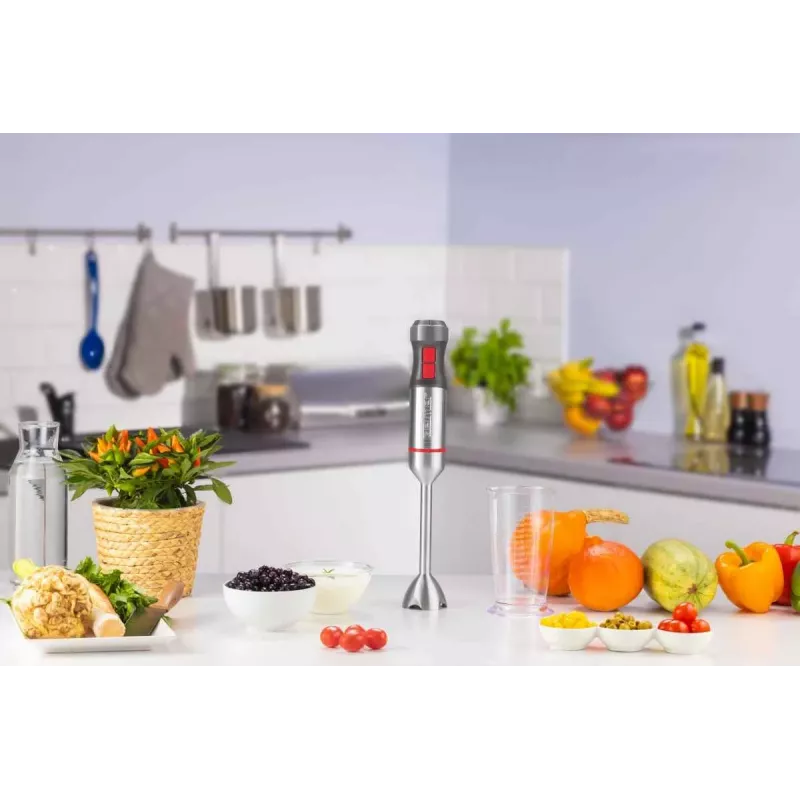 Zelmer ZHB4650 Vario Hand Blender 1000W Stainless Steel Black/Silver
