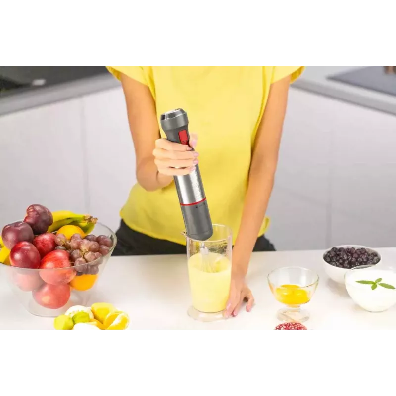 Zelmer ZHB4650 Vario Hand Blender 1000W Stainless Steel Black/Silver