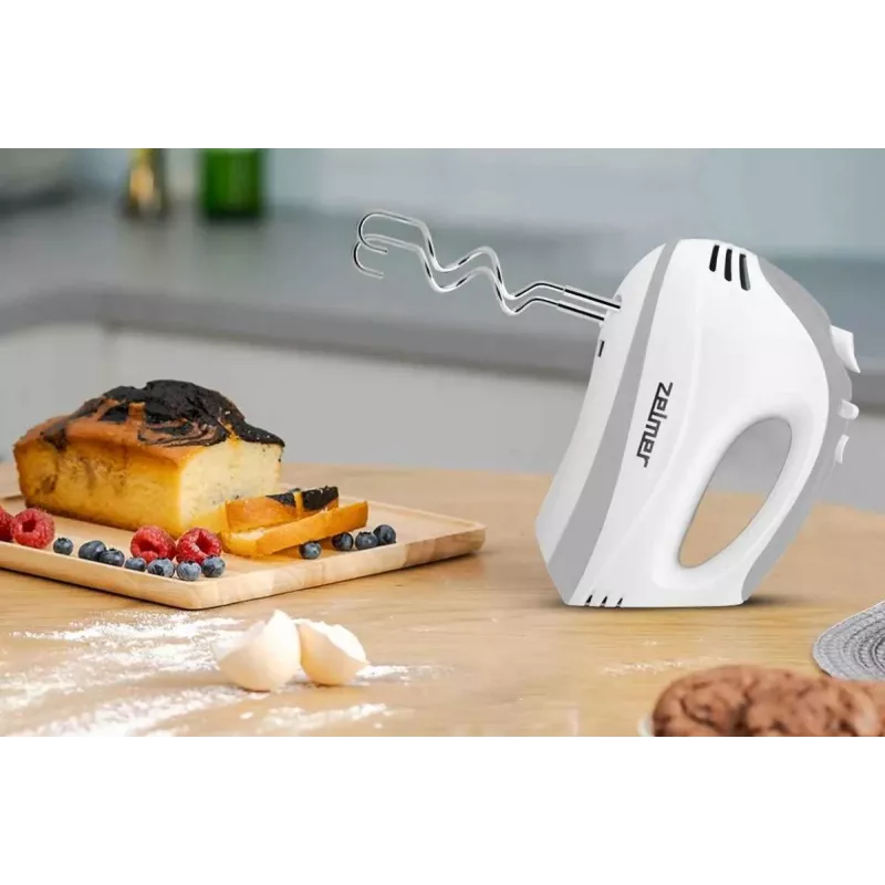 Zelmer ZHM1650 Hand Mixer – 400W, 5-Speed, Turbo, Black
