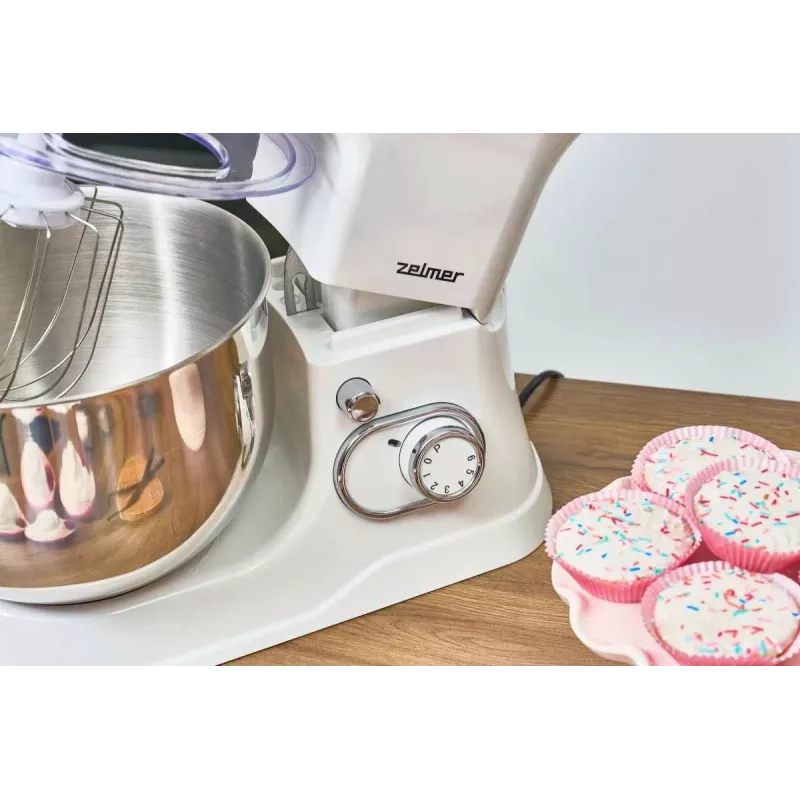 Zelmer ZKR1350 Stand Mixer 1000 W 4 L Bowl White