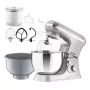 Zelmer ZKR1360 Stand Mixer – 1300 W, 5.5 L Bowl, Planetary Mixing, Black/Silver