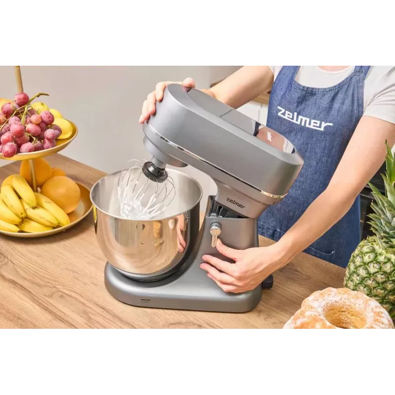 Zelmer ZKR2010 Stand Mixer Super Silent 1000 W 4.5 L White/Silver