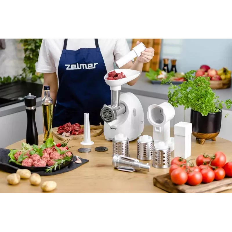 Zelmer ZMM4055B Electric Meat Grinder 1900 W White