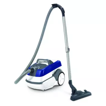 Zelmer ZVC9140D W&D AquaLeon Pro Wet & Dry Vacuum Cleaner - 1700W, Water Filtration, Black/Silver/Blue