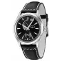 ZENO MAN 6662-7004Q-G1 Swiss Quartz Men's Watch 42mm Black Dial Leather Strap
