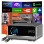 ZENWIRE G60 Portable Android Google TV Projector Full HD 4K 39000 Lumens WiFi Smart